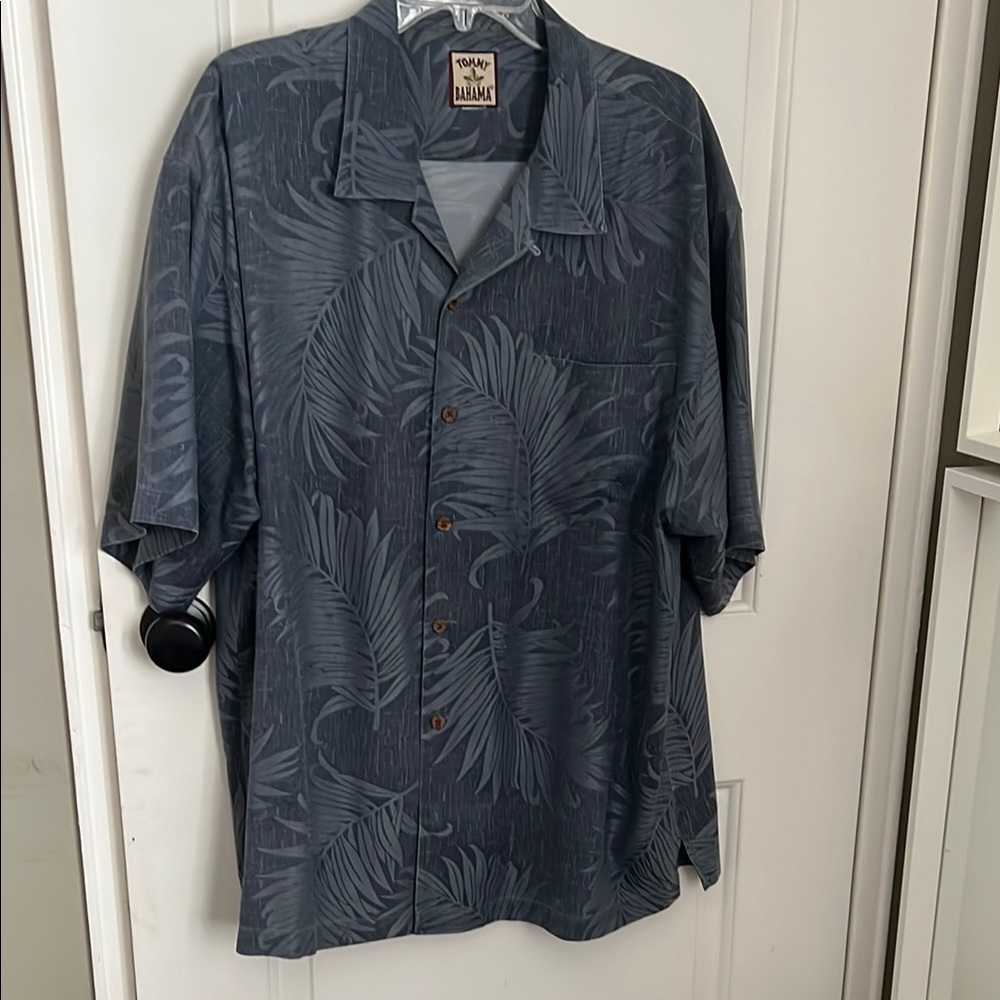 Tommy Bahama Blue Tropical Shirt